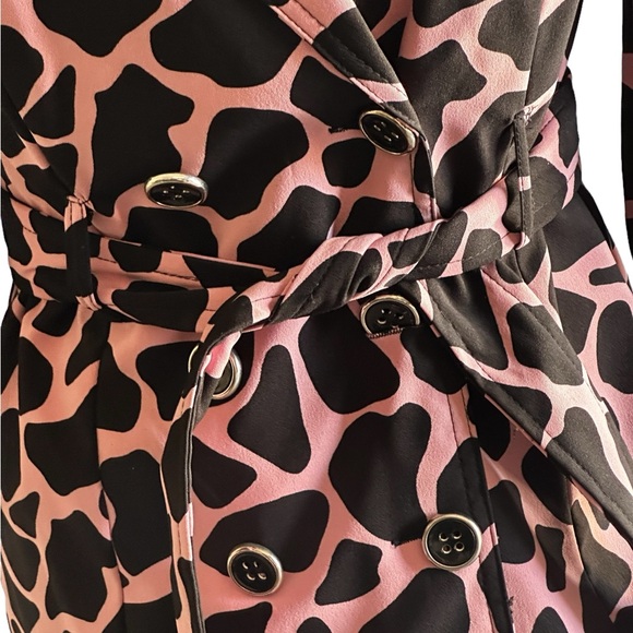 HEART SOUL ANIMAL PRINT BLAZER 3/4 SLEEVE LEOPARD PRINT, GLAM, BARBIE CORE - Picture 4 of 11